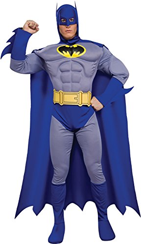 UHC Men's Batman Brave Deluxe Muscle Theme Party Fancy Dress Halloween Costume