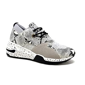 41dq3zHbw3L. SS300 Angkorly - Zapatillas Moda Deportivos Deportivos Plataforma Tennis Streetwear Sportwear Mujer Estampado Animal Efecto… 41dq3zHbw3L. SS300