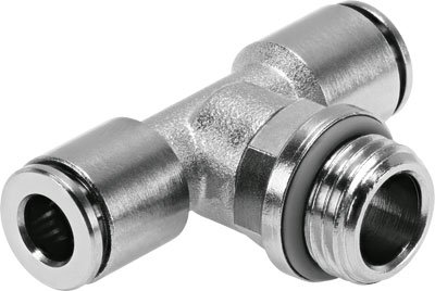 Festo 578392 Model NPQH-T-G18-Q4-P10 Push-In T-Fitting (Pack of 10)