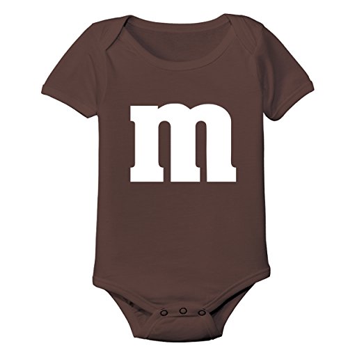 M Candy Costume Cute Halloween Outfit Group Kids Children Humor Baby One Piece