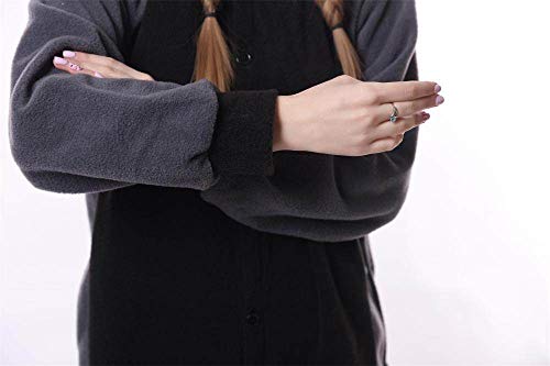 Dames Onesies Pyjama'S,Dames Dier Nachtkleding Wasbeer Onesies Pyjama Grijs Flanel Homewear Anime Cosplay Kostuum Voor… - Image 5