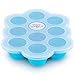 Silicone Baby Food Freezer Tray with Clip-on Lid by WeeSprout - Perfect Storage Container for Homemade Baby Food, Vegetable & Fruit Purees and Breast Milk - BPA Free & FDA Approved primary