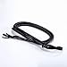 BinaryABC Leather Whip ,Handle Whip for Halloween Costume Accessories 1.6m(Black)