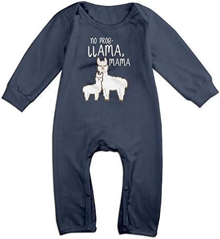 Baby No Problem Llama Mama Lightweight Long Sleeve Onesie