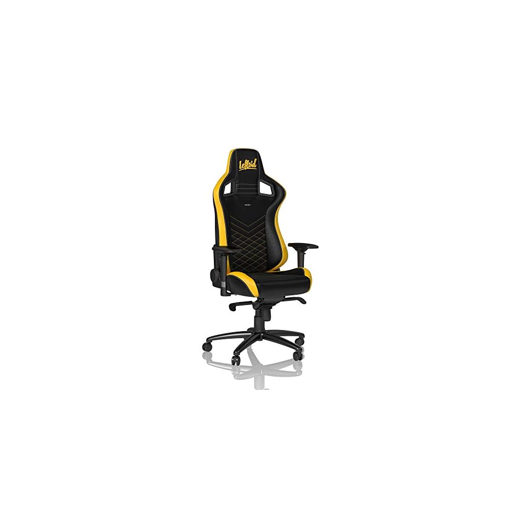 noblechairs EPIC. Sedia gaming ufficio, Ecopelle PU, Nero/Giallo