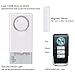 Wsdcam Remote Door Alarm with Security Strobe Light, Door and Window Alarms Sensors for Home Security Kids Safety, Wireless Siren Strobe Alarm for Windows and Doors (Door Alarm with Strobe Light)