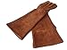 Rose Pruning Gloves for Men and Women - Thorn Proof Goatskin Leather Gardening Gloves with Gauntlet