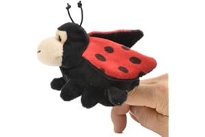 Unipak 1155LAD Ladybug Plush Finger Puppet, 5-inch Length