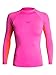 Roxy Junior's XY Long Sleeve Rash Guard, Paradise Pink/Orange/Black, Medium