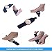 Plantar Fasciitis Foot/Ankle Compression Socks Sleeve (1 Pair), Silicone Heel Protector (1 Pair), Gel Arch Support (1 Pair), Foot Massager (1 Piece) & Spiky Foot Massage Ball (1 Piece) - (Pack of 8)