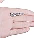 FIBO STEEL Stainless Steel Womens Stud Earrings Cubic Zirconia Inlaid,3mm-8mm 6 Pairs