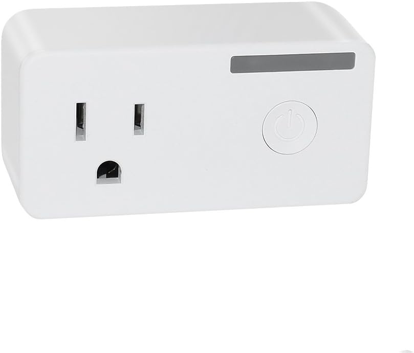 Smart Plug Manage Energy Costs From Your Phone, Mini Smart Outlet Compatible with Alexa and Google Home Control Device by Phone Anywhere Anytime (1 Pack)