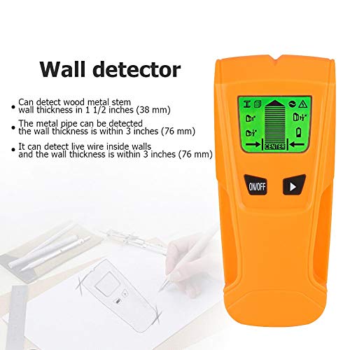 Jocestyle LCD Metal Wood Dector Studs Finder AC Voltage Wire Metal Detector Wall Scanner - Thumbnail 5