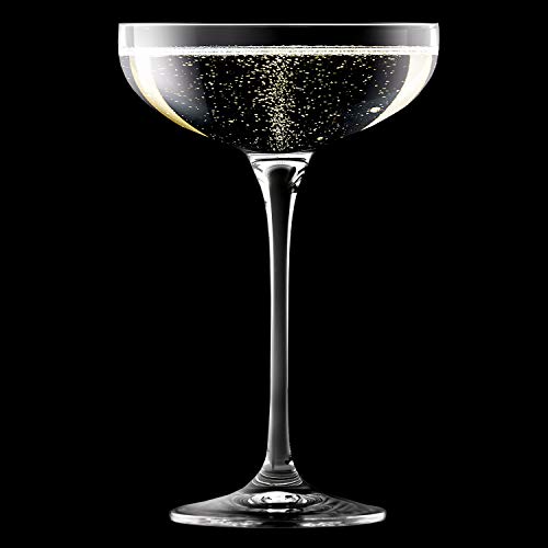 Krosno Sektschalen Sektgläser Champagner-Gläser | Set von 6 | 240 ML | Harmony Kollektion | Perfekt für Zuhause, Restaurants und Partys | Prosecco Glas | Spülmaschinenfest – Bild 5