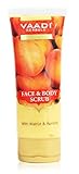 Face Scrub Prevent Dark Spots Formation & Reduce Uneven Pigmentation Unclog Pores Remove Dead Skin Cells & Blackheads Vaadi Herbals(Face & Body Scrub with Walnut & Apricot)