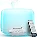 Fosmon Essential Oil Diffuser Humidifier, Ultrasonic 500mL/16.9oz Large Fragrance Aromatherapy Diffuser Cool Mist Humidifier with Remote Control, 7 LED Color Nightlight 4 Timer Settings 2 Mist Control