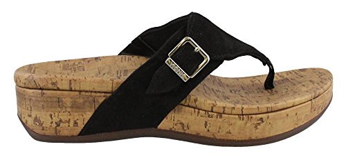 Vionic Women's, Marbella Thong Sandal Black 9 M