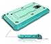 E LV Case for Galaxy Note 4 Case Shock Absorption/HIGH Impact Resistant Full Body Hybrid Armor Protection Defender Case Cover for Samsung Galaxy Note 4 - [Mint/Turquoise]