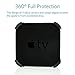iDLEHANDS Apple TV Mount - GET 1 Remote CASE for Free, Wall Mount Bracket Holder Compatible with Apple TV 4K, 5th Generation, 4th Generation