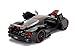 2017 Ford GT Black with Red Stripes 1/24 Diecast Model Car by Jada 99389