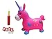 Welliboom Unicorn Hopper Kit, Pump Included, Inflatable Jumping Unicorn, Space Hopper, Ride-on Bouncy Unicorn Horse Hopper, Sit and Bounce, 3-Colors Available (Rose)