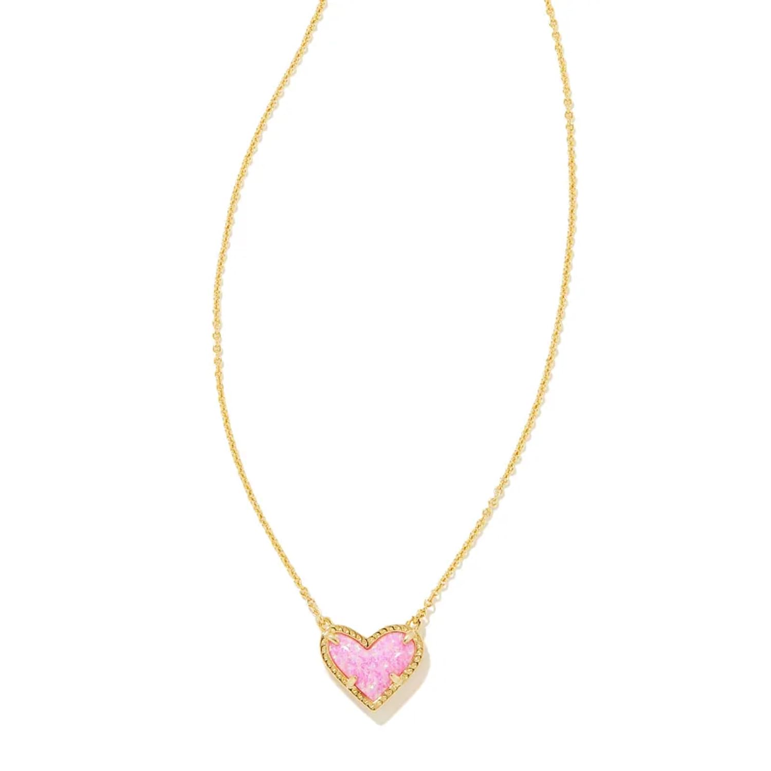 Kendra Scott Ari Heart Short Pendant Necklace in 14k Gold-Plated