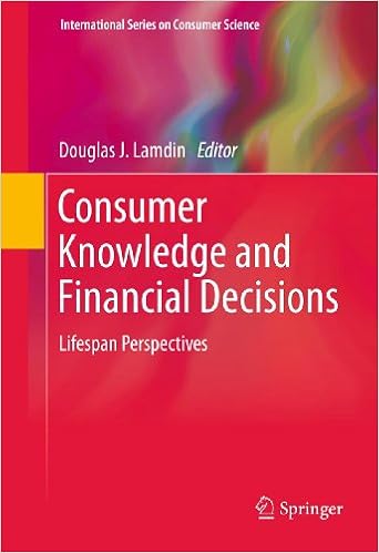 Consumer Knowledge And Financial Decisions Lifespan - 