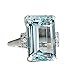 Goddesslili Classic Sky Blue Aquamarine Rings for Women Girlfriend Vintage Wedding Engagement Anniversary Simple Jewelry Gift Under 5 Dollars