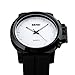 CakCity Men's Classic Quartz Analog Wrist Business Watch White Dial Black Band