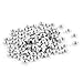 100Pcs M3 3mm Female Thread Hex Metal Nut Fastener Silver Tone