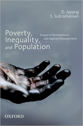 Poverty, Inequality, and Population: Essays in Development and 