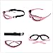 Upgrade Onion Goggles Barbecue Goggles for Grilling BBQ Food - Tears Free Protector - Sports Goggles - Multipurpose Goggles with Adjustable Removable Strap (Pink)