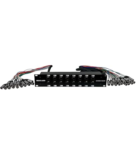 Seismic Audio -16 Channel XLR TRS Combo Splitter Snake cable For Sale