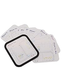 VIPFIX Juego de 12 piezas de soporte magnético para tapete de tornillos, herramientas de reparación de teléfono, kit de herramientas magnéticas, almohadilla de conservación para iPhone 6 6S 7 7P 8 X XS XSMax XR