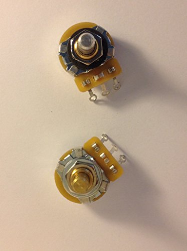2 CTS Full Size Solid Shaft Pots 1x 500KA 1x 250KA Hot Rod Set Potentiometers