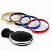 Astra Depot Silver Aluminum Smart Key Fob Ring Rim Trim Cover Replacement for Mini Cooper
