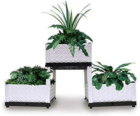 Raised Garden Bed Vertical Garden 3 Container Boxes Of 15x15x9in