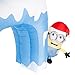 Airblown Inflatable - Minions Naughty or Nice Slide with Kevin, Stuart, and Bob - 10 Feet Wide