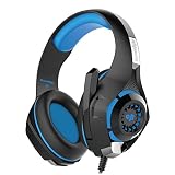 Cosmic Byte GS410 Headphones with Mic and for PS4, Xbox One, Laptop, PC, iPhone and Android Phones (Black/Blue)