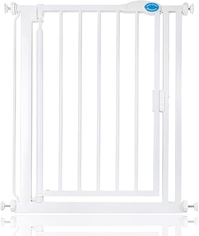 Safetots Pressure Fit Self Closing Stair Gate 68.5-75cm White