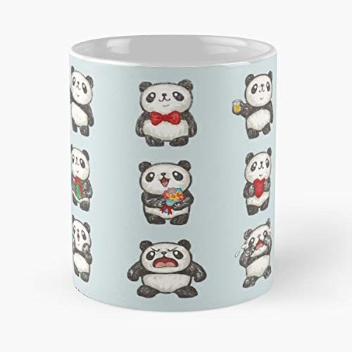 Amazon Com Animal Mammals Cute Giant Panda Coffee Mug 11 Oz Funny Gift Handmade