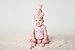PoshPeanut Sparkle Blush Headband Princess First Birthday Cone Hat, Gold