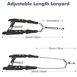 POGOLAB Saxophone Shoulder Strap Double Shoulder