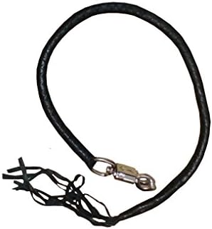 36" Black Leather Get Back Whip