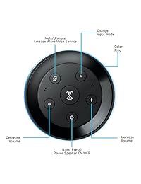 Imagen más nítida swf1002gy altavoz inalámbrico Bluetooth con  Alexa Voz, far Campo Control de Voz con WiFi habilitado altavoz portátil (garantía de 12 meses sin dudas incluido)