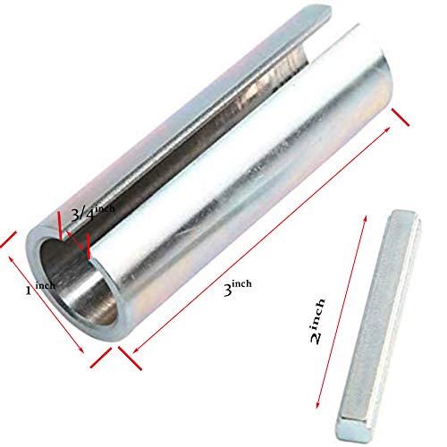 LicBund 5/8" to 3/4 Inch w/Step Key Gas Engine Pulley Crank Shaft