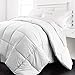 Beckham Hotel Collection 1200 Series - Lightweight - Luxury Goose Down Alternative Comforter - Hotel Quality Comforter and Hypoallergenic -Full/Queen - White