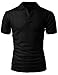 H2H Mens Casual Regular Fit Basic Short Sleeve Button Down Pique Polo Shirts