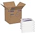 Kimtech Pure W4 Dry Wipers (33390), with Anti-Stat Resealable Double-Bag Pouch, 9” x 9”, White, 500 Wipes / Case, 5 Packs of 100 Wipes