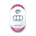 Padlette Tablet Handle, Holder, Grip for iPad Kindle Fire HD Surface Galaxy Tab and Compatible with Any Tablet with a Display from 8 inches to 11 inches (Mid-Size D3 Pink)